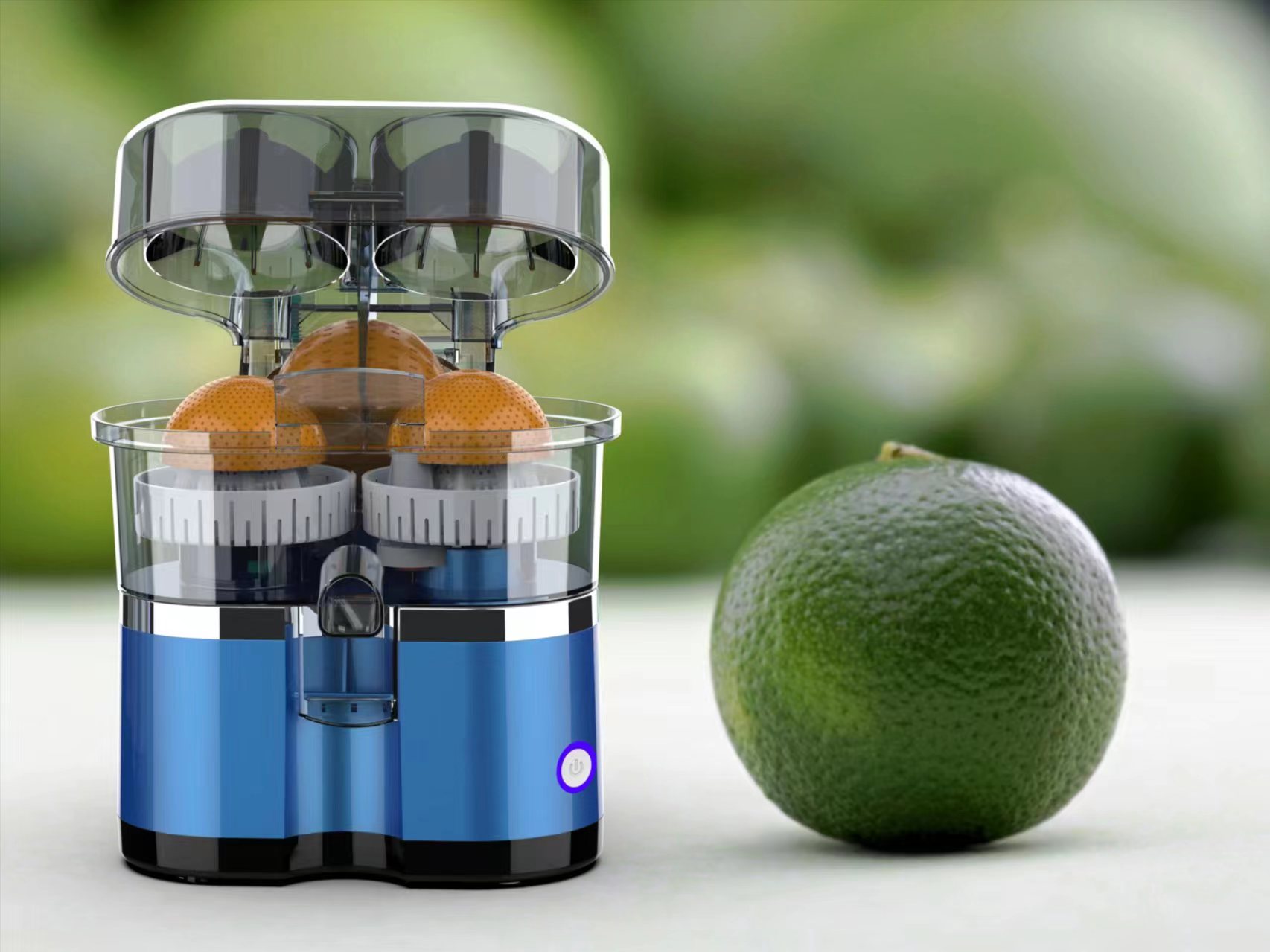 Rechargeable double-head orange juicer